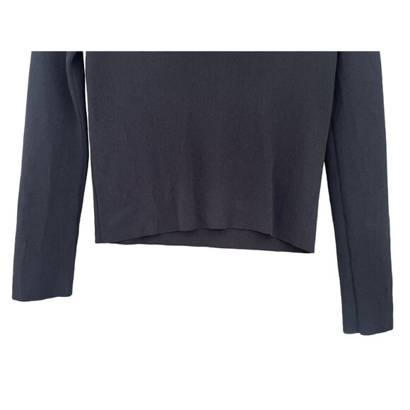 Hermes Womens Black Knitted Long Sleeve Winter Pullover Sweater Size XS - Picture 4 of 13